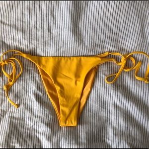 Cheeky Yellow Bikini Bottoms